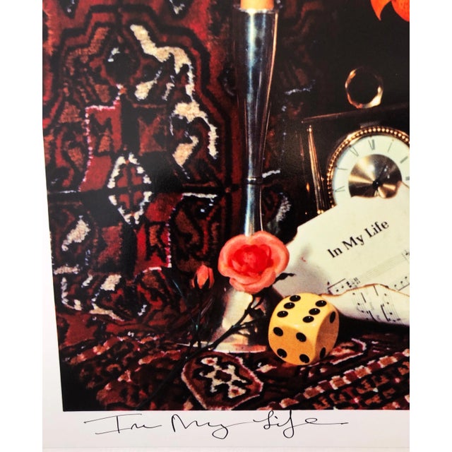 Audrey Flack, Pop Art Vintage Color Photograph Dye Transfer Print "In My Life" Audrey Flack 1984 For Sale - Image 4 of 11