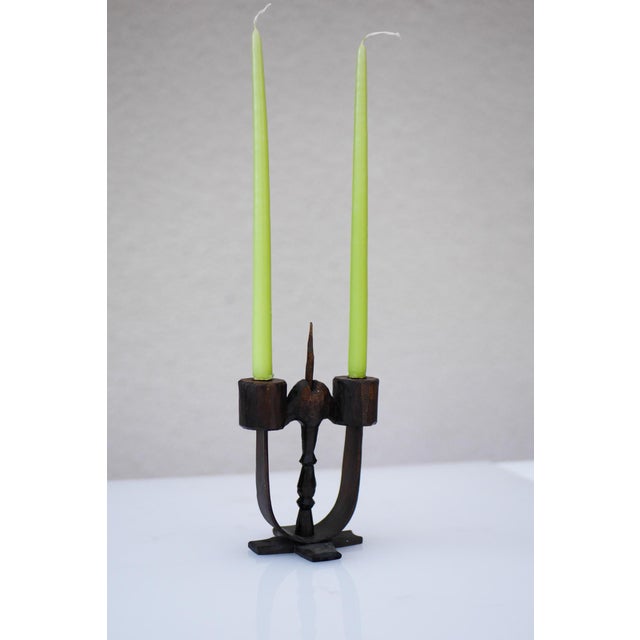 Swedish Wooden Candleolders from Taserud, 1955, Set of 2 For Sale - Image 4 of 17