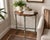 A charming vintage solid wood accent table that has been thoughtfully refinished to blend classic craftsmanship with...