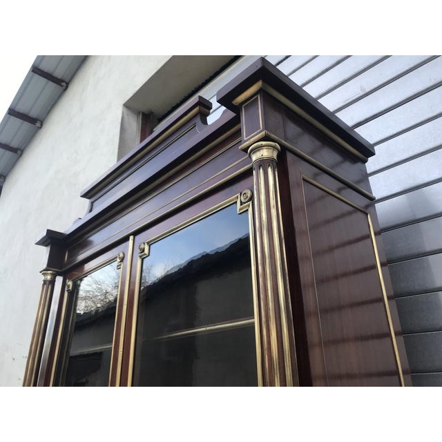 French Empire Style Mahogany Cabinet For Sale - Image 9 of 18