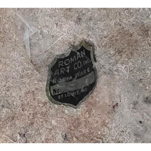 Vintage Mid-Century Modern Italian Figural Ceramic Lamp With Borzoi Dogs – Working Table Lamp For Sale - Image 9 of 12