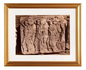 Konstantinos Athanasiou, Parthenon North Frieze, Albumen Print, 1880, Framed