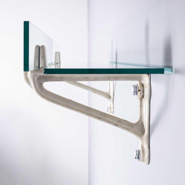 19th Century French Original Cast Iron Butchers Wall Unit For Sale - Image 9 of 12