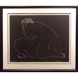 Rc Gorman "Evie" State I Lithograph 1979 With Custom Frame For Sale