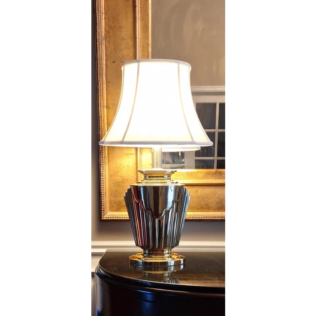 One will be challenged to find similar craftsmanship and quality in a modern production lamp compared to this vintage...