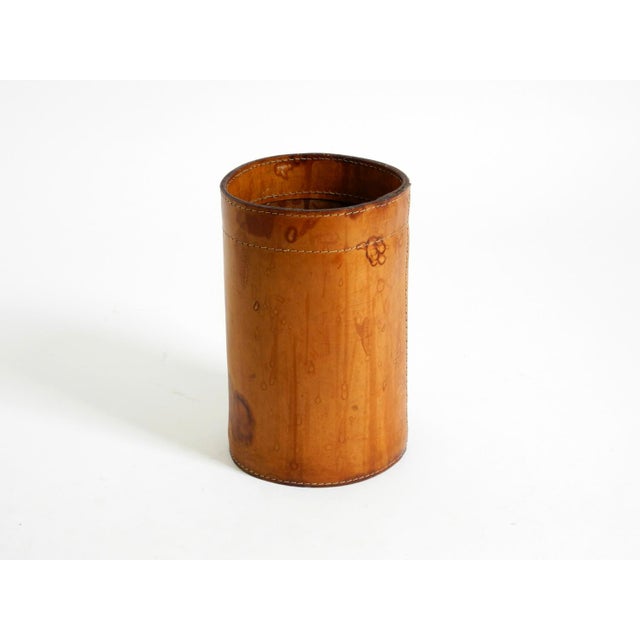 Mid-Century Modern Leather Paper Bin from Torben Ørskov & Co, Denmark, 1960s For Sale - Image 3 of 18