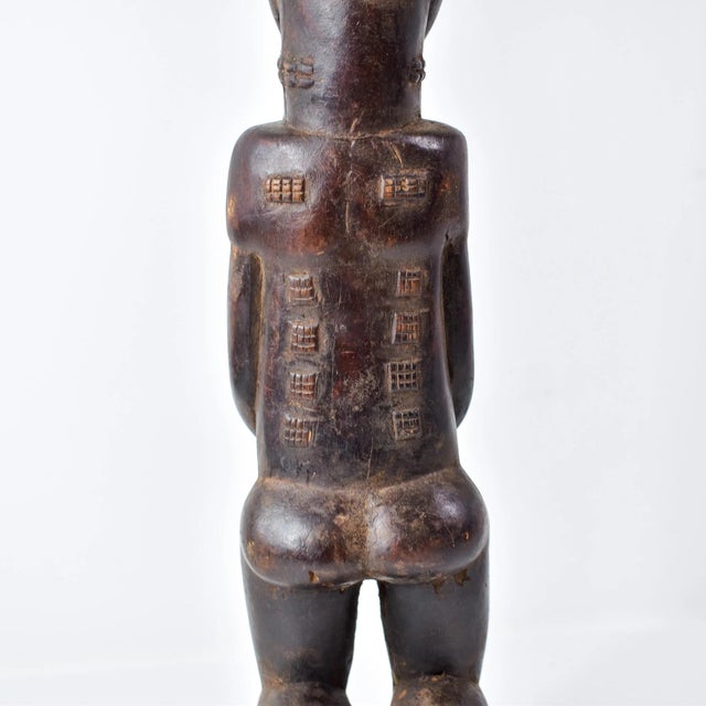 Early 20th Century Baule Standing Figure Côte d'Ivoire For Sale - Image 11 of 17