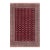 1980s Tribal Bokhara Red/Taupe Hand Knotted Wool Rug For Sale