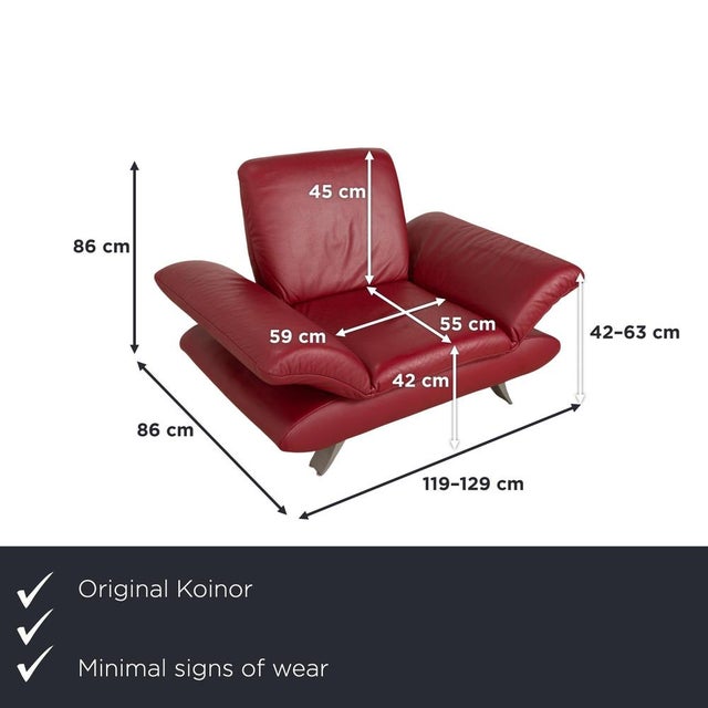 The Koinor Rossini armchair is a striking statement piece that combines modern aesthetics with functional sophistication....