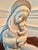 Vintage German Porcelain Madonna and Child Figurine in Blue & White For Sale - Image 4 of 10