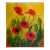 1980s Oil Painting on Canvas of Red Poppies For Sale