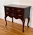 Late 20th Century Thomasville Traditional Cherry Queen Anne Style Lowboy For Sale - Image 10 of 10