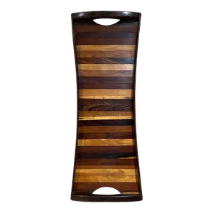 1970s Long Service Tray Layered Wood Don Shoemaker Señal Mexico