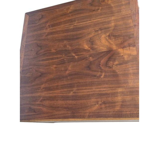 Brown Lane Mid-Century Modern Walnut Cabinet End Table | Style 997-92 For Sale - Image 8 of 8