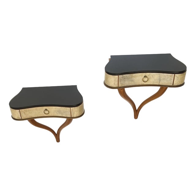 Vintage Wall Consoles, 1950s, Set of 2 For Sale