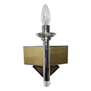 Metal Wall Lamp, Italy, 1970s For Sale