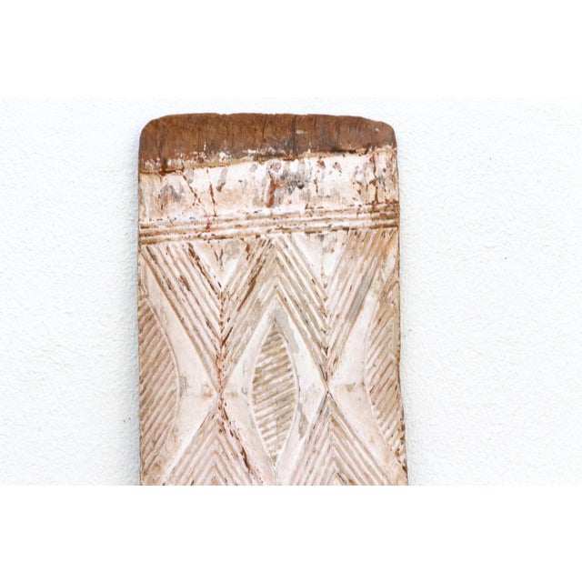 African Antique Architectural White Kaolin Carved Panel For Sale - Image 3 of 7