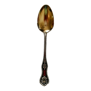 Late 19th Century Charles II by Dominick and Haff Gold Wash Sterling Demitasse Spoon