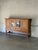 Mid-Century Modern Henning Kjærnulf Oak Sideboard Credenza With Leaded Glass Doors Danish Mid-Century Modern 1970s For Sale - Image 3 of 13