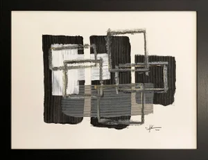 "Untitled 109" Contemporary Abstract Acrylic Painting by J. Kent Martin