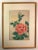 Rose Mid 20th Century "Roses" Botanical Woodblock Pritn by Kawarazaki Shōdō 河原崎 奨堂, Framed For Sale - Image 8 of 8