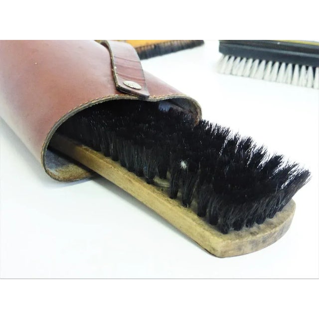 Wood Vintage Shoe Brushes, 1960s, Set of 9 For Sale - Image 7 of 13