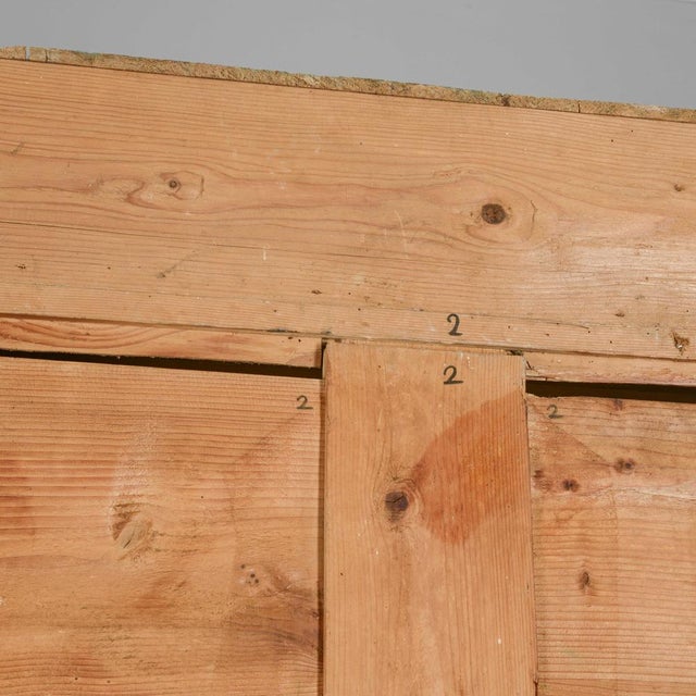Large Antique Fir Wardrobe For Sale - Image 14 of 18