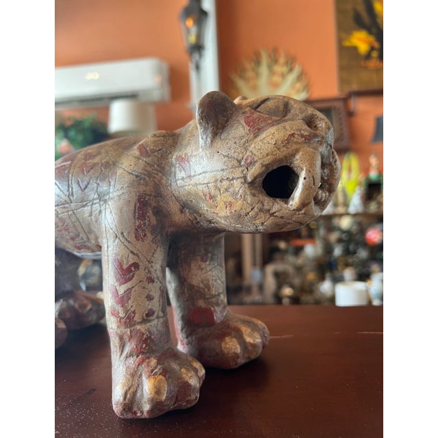 Mexican Early 19th Century Pre Columbian Style Cat For Sale - Image 3 of 4