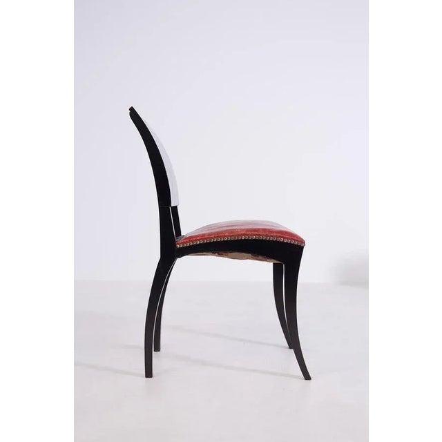 1920s Art Deco French Chairs, Set of 6 For Sale - Image 5 of 8