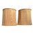 Pair of Large Mariano Fortuny Custom Made Lamp Shades For Sale