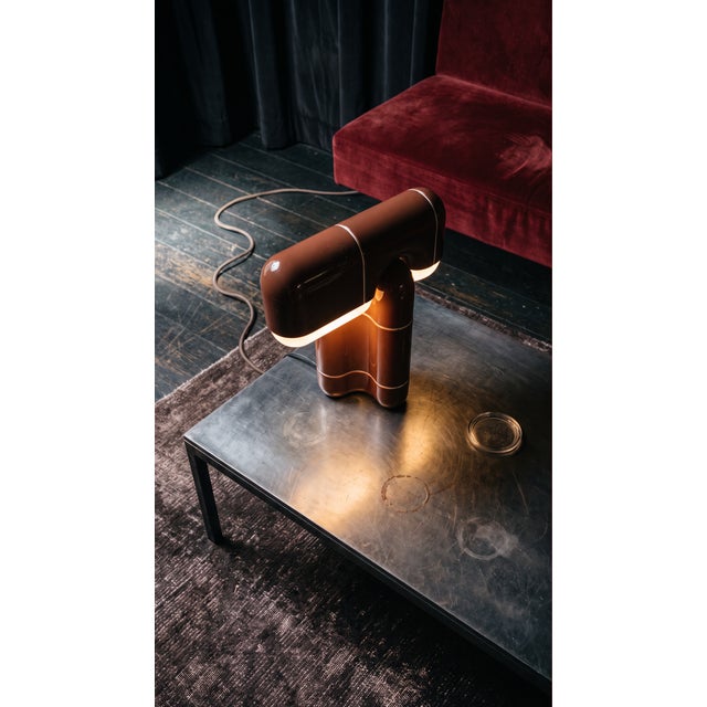 Maroon U 018 Table Lamp by Rollo Studio For Sale - Image 8 of 12