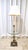 Stiffel Vintage Mid-Century Modern Stiffel Brass Floor Lamp With Integrated Glass Table For Sale - Image 4 of 11