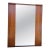 Danish Modern Rectangular Rosewood Mirror by Andr. L Riss. Norway For Sale