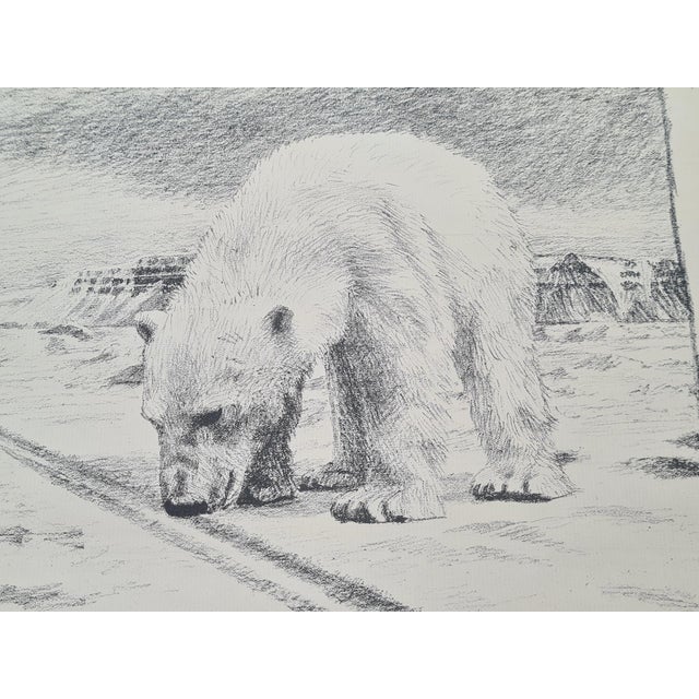 I am offering a collector’s lithograph depicting a polar bear, signed by Fridtjof Nansen. This piece comes with an...