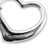Tiffany and Co. Tiffany & Co. Elsa Peretti 925 Sterling Silver Open Heart Pendant Necklace For Sale - Image 4 of 8