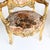 Textile Set of French Art Nouveau Gilt Salon Chairs, 1920s For Sale - Image 7 of 14