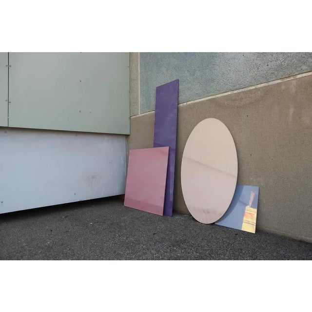 Not Yet Made - Made To Order Moiré Oval Mirror by Kajsa Willner For Sale - Image 5 of 6