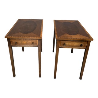 Mahogany Lamp Tables, 1900, Set of 2 For Sale