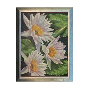 1970s Realist Botanical Landscape Oil Painting by William Robert Stevenson, Framed