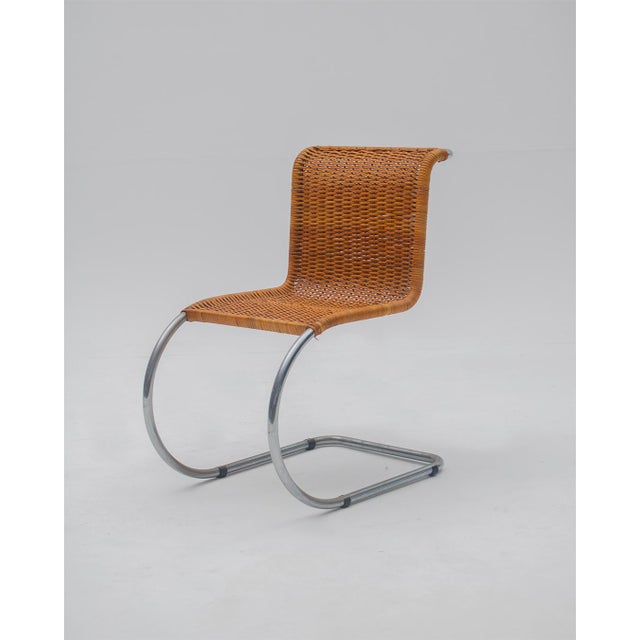 Brown S 533 Chair by Ludwig Mies van der Rohe for Roche Bobois, 1970s, Set of 4 For Sale - Image 8 of 8