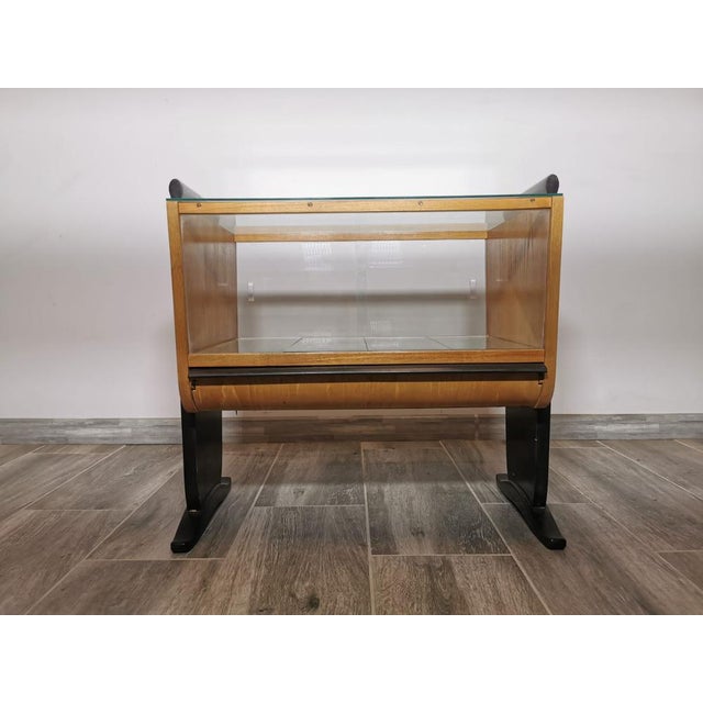 Wood Art Deco Bar Table by Jindrich Halabala for Up Závody, 1930s For Sale - Image 7 of 18