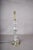 French Faceted Glass and Brass Column Table Lamp, 1950s For Sale - Image 4 of 10