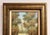 Late 20th Century Impressionist Oil Painting, Palette Knife Park Scene With Figures, Giltwood Frame, Signed Alan Watters For Sale - Image 4 of 8