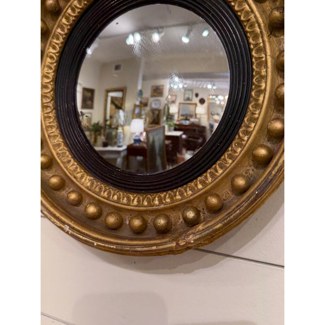 Late 19th Century 19th Century English Convex Mirror For Sale - Image 5 of 9