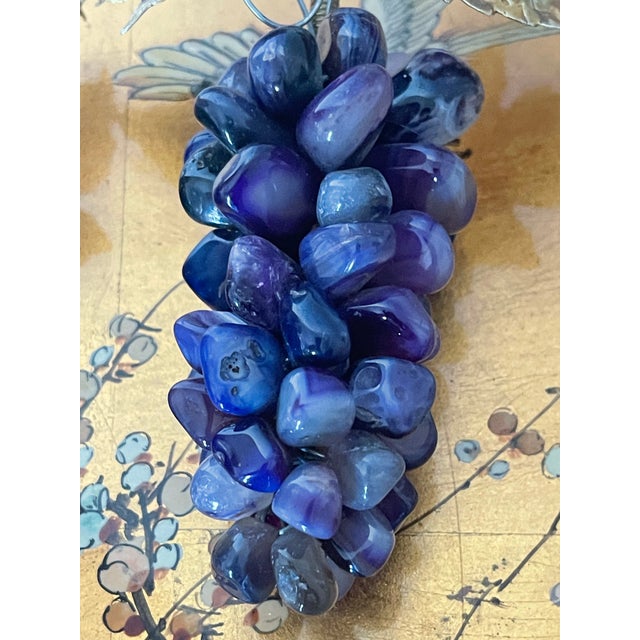 Pair of Vintage Brazilian Amethyst Grape Vine Clusters For Sale In Miami - Image 6 of 8