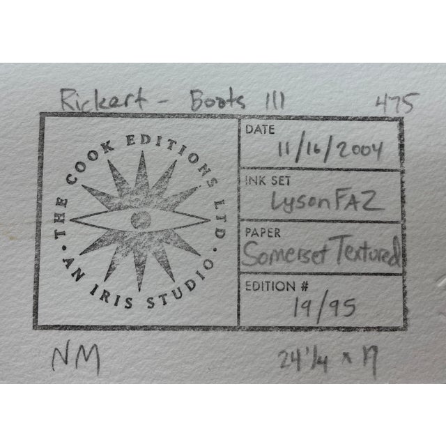 2000 - 2009 2004, "Boats 3", Contemporary Impressionist, Iris Giclee, Artist Elizabeth Rickert For Sale - Image 5 of 5