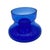 Mid 20th Century Handcrafted Cobalt Blue Glass Candle Holder Set of 2 For Sale - Image 4 of 6