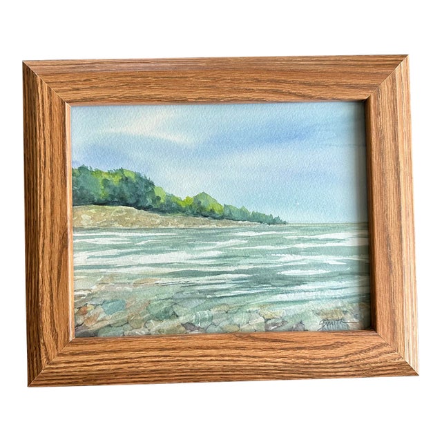 Framed Signed Original Watercolor Painting “Rock Hound Heaven” For Sale