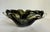 Murano Style Olive Green Bullicante Art Glass Bowl Trinket Dish Ashtray For Sale In Los Angeles - Image 6 of 10