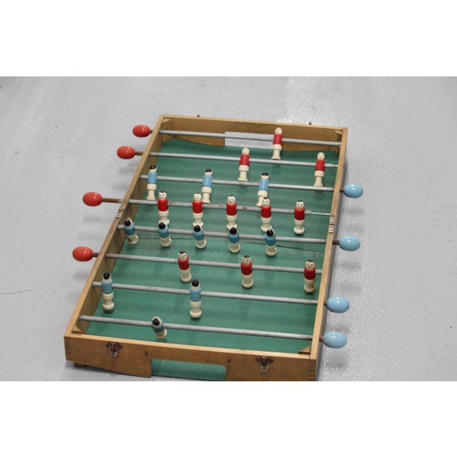 Table footbal game Table soccer Foosball Football decor Baby foot Wood Toy gift Bar decor Pub decor Wood, metal. Carved...